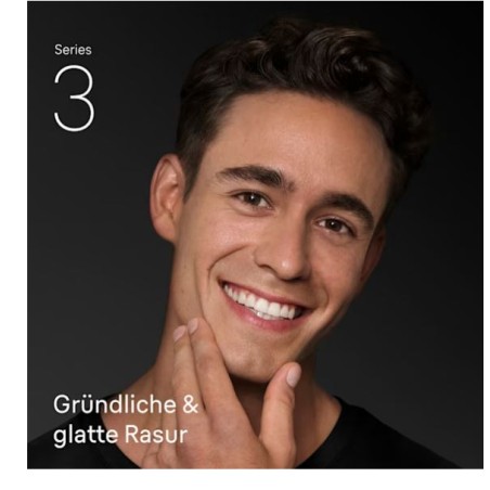 Braun Series 3 310s Barbermaskine Sort/Blå